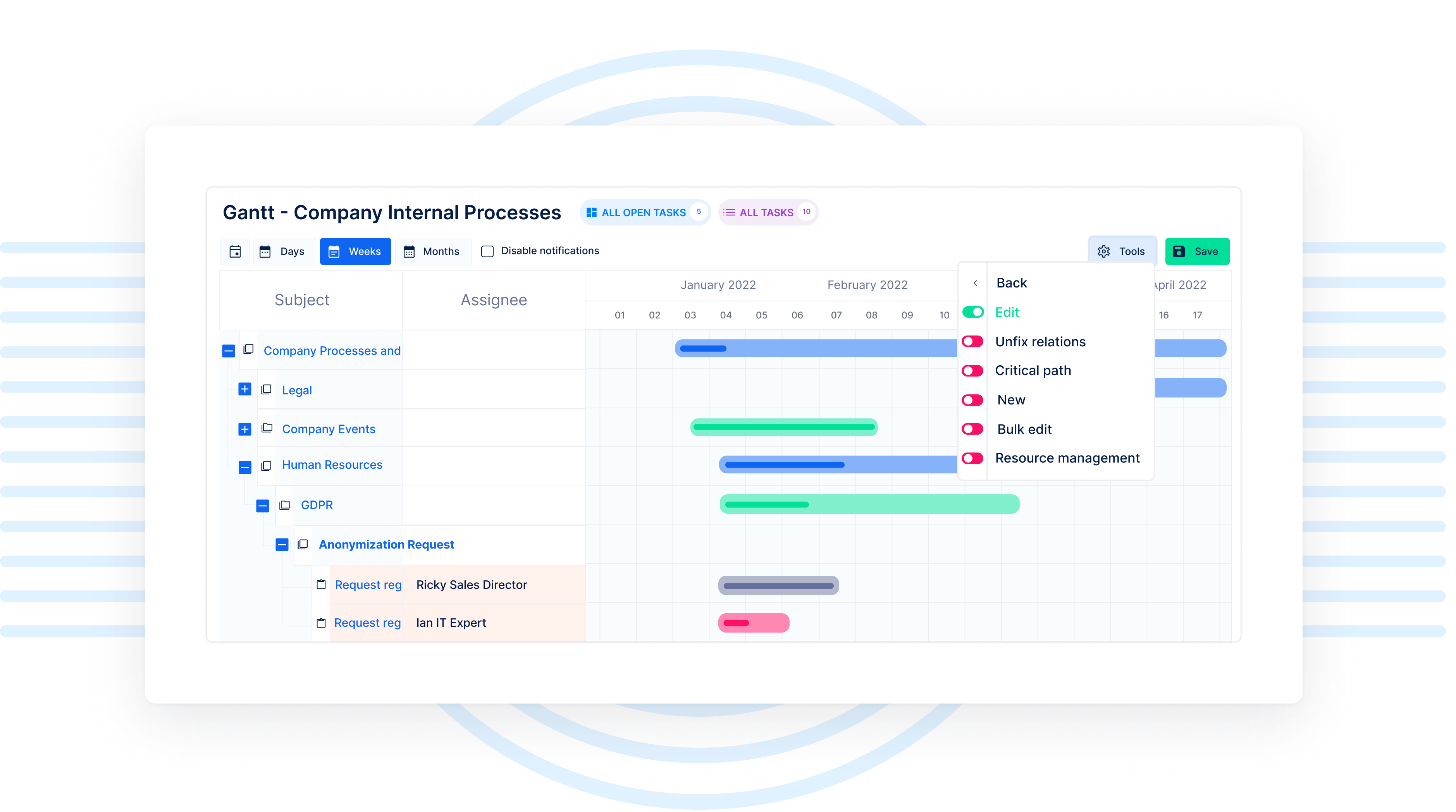 Gantt Easy Project